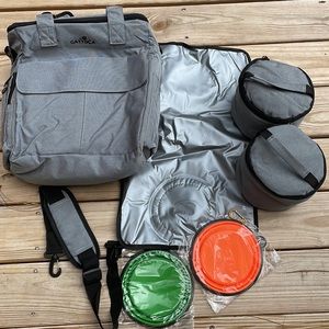 🐶 NWT- Dog/Pet Travel Bag w/Bowls